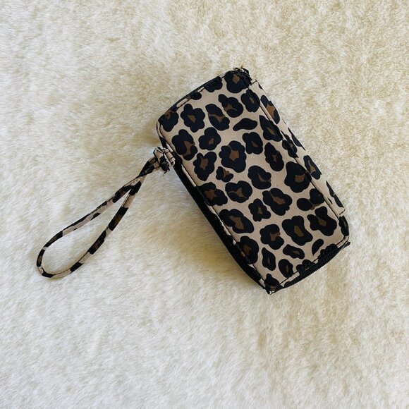Nine West leopard print Y2K cell wallet wristlet - Picture 5 of 9